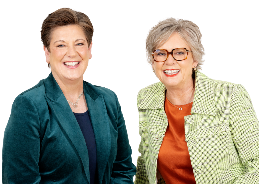 Dr Elizabeth Pritchard and Christine Burns