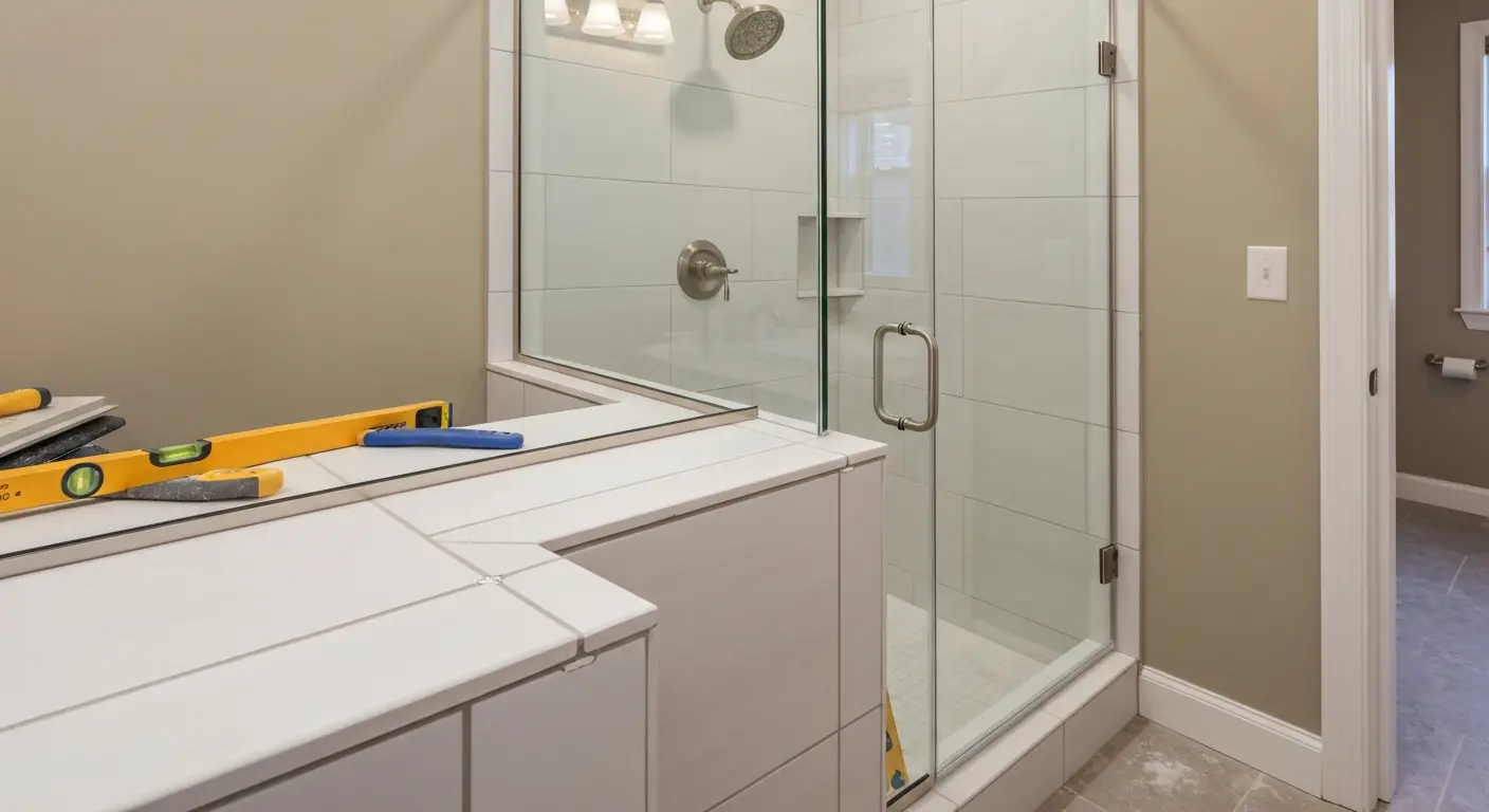 Modern shower installation