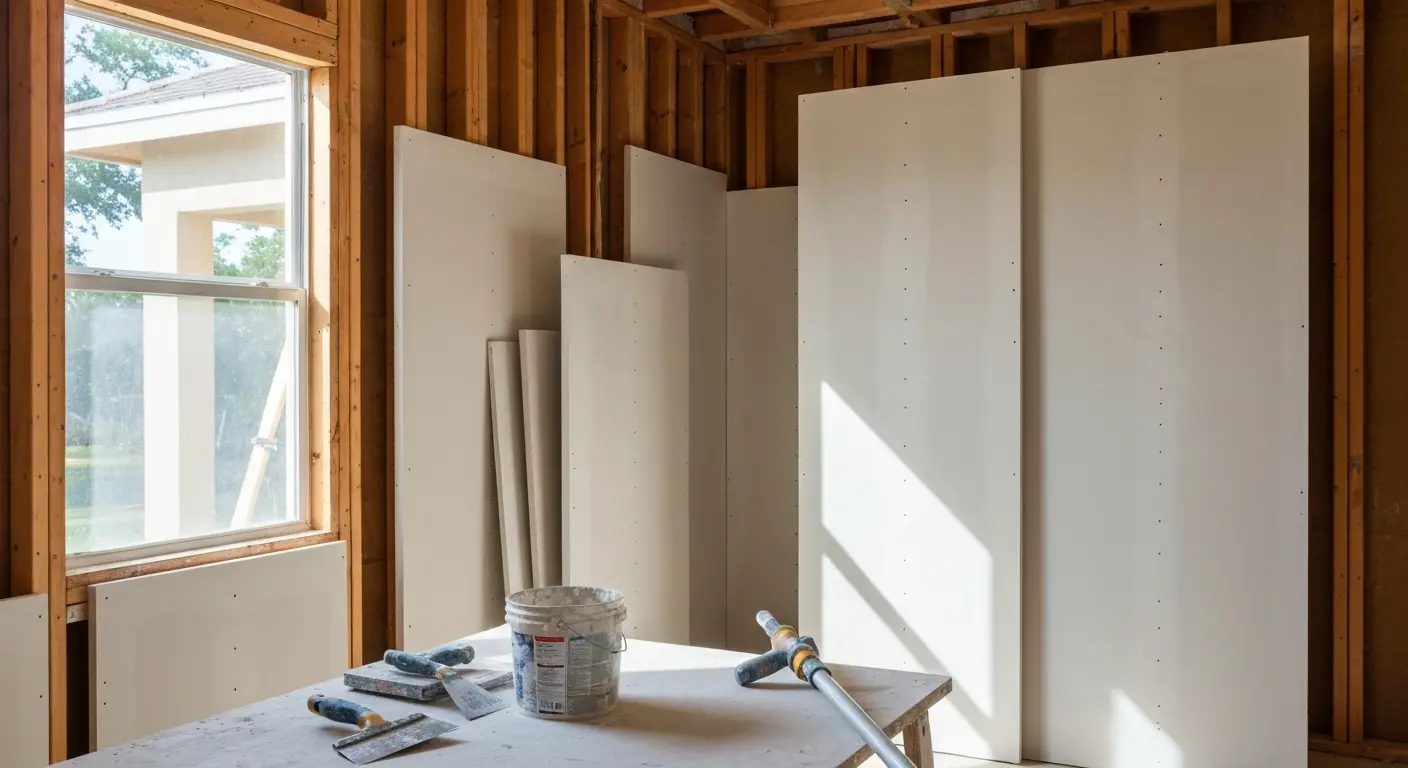 Drywall installation project