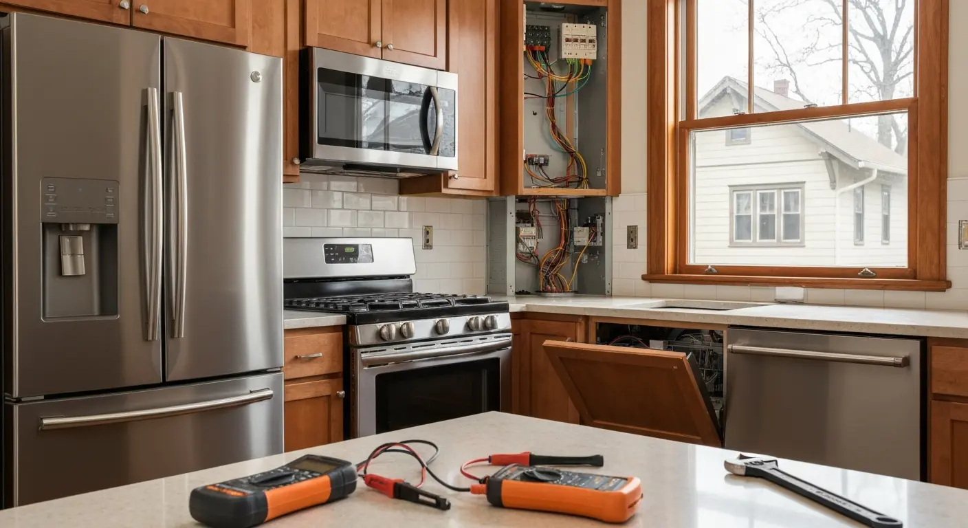 Modern appliance installation