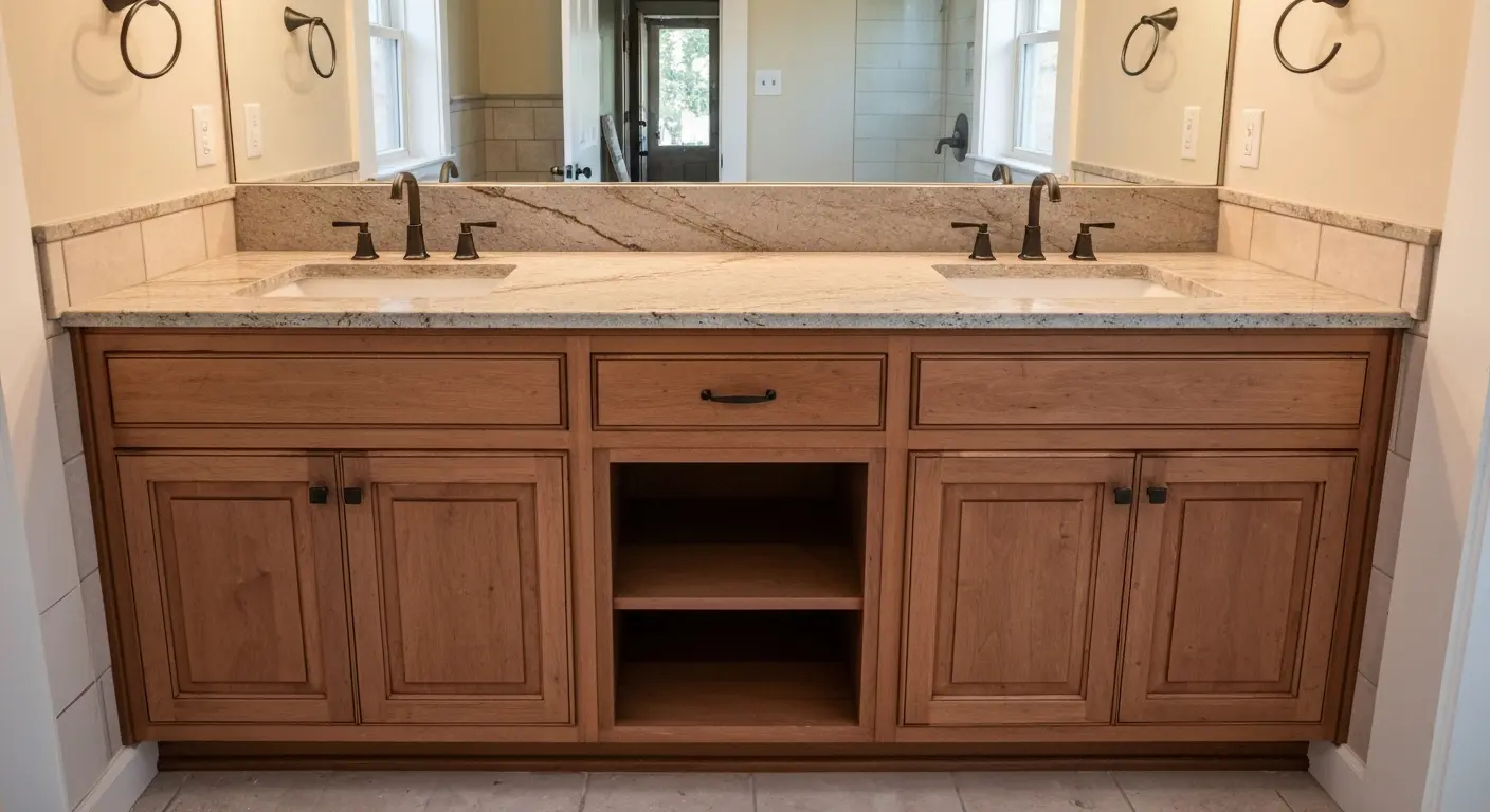 Custom bathroom vanity
