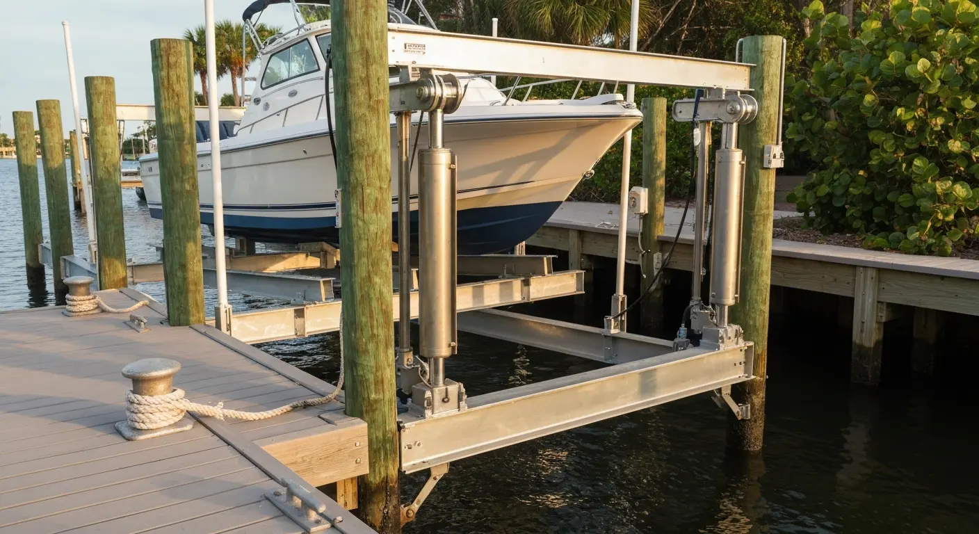 Hydraulic boatlift