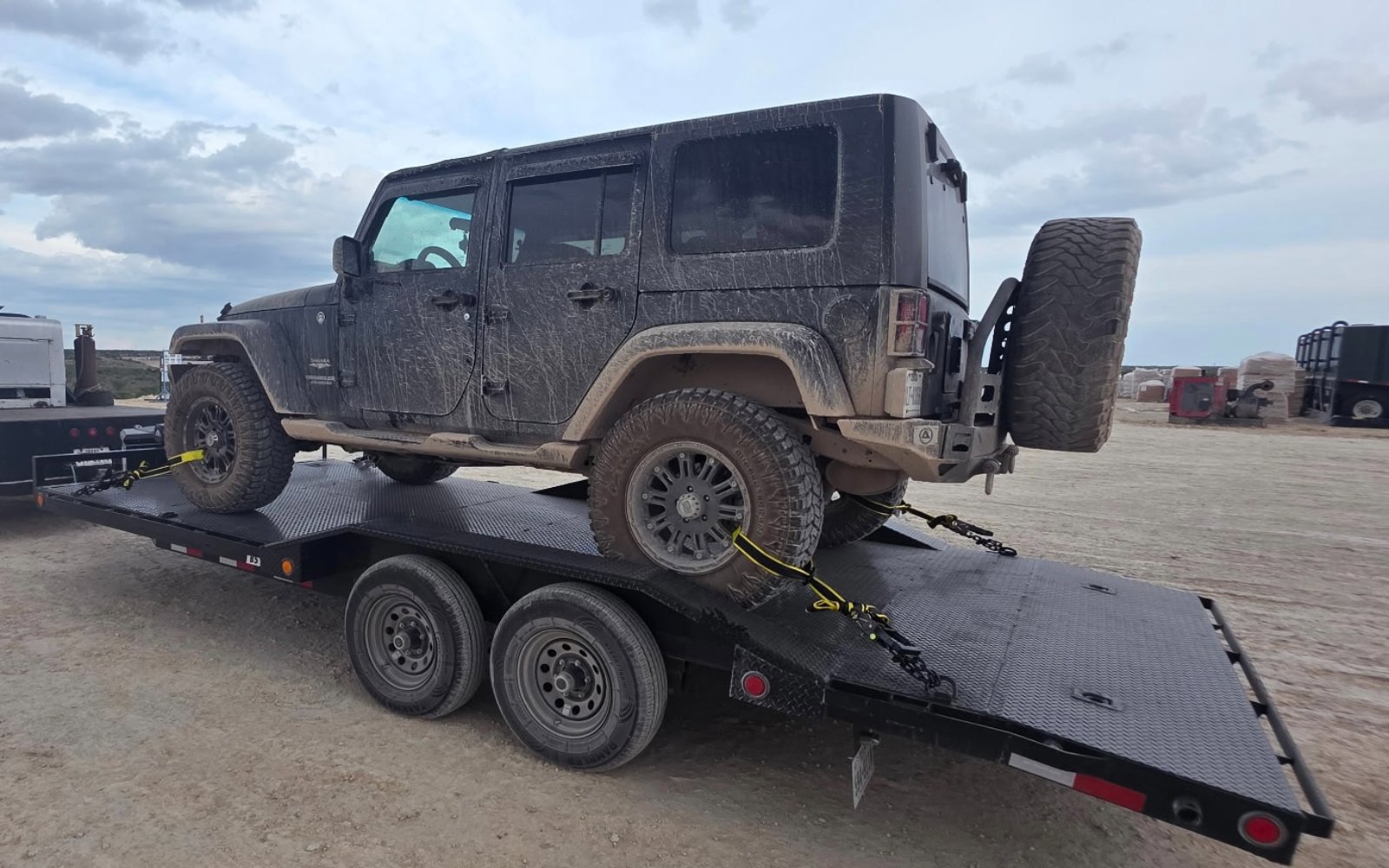 20ft superwide car hauler trailer rental with winch in Forney, TX