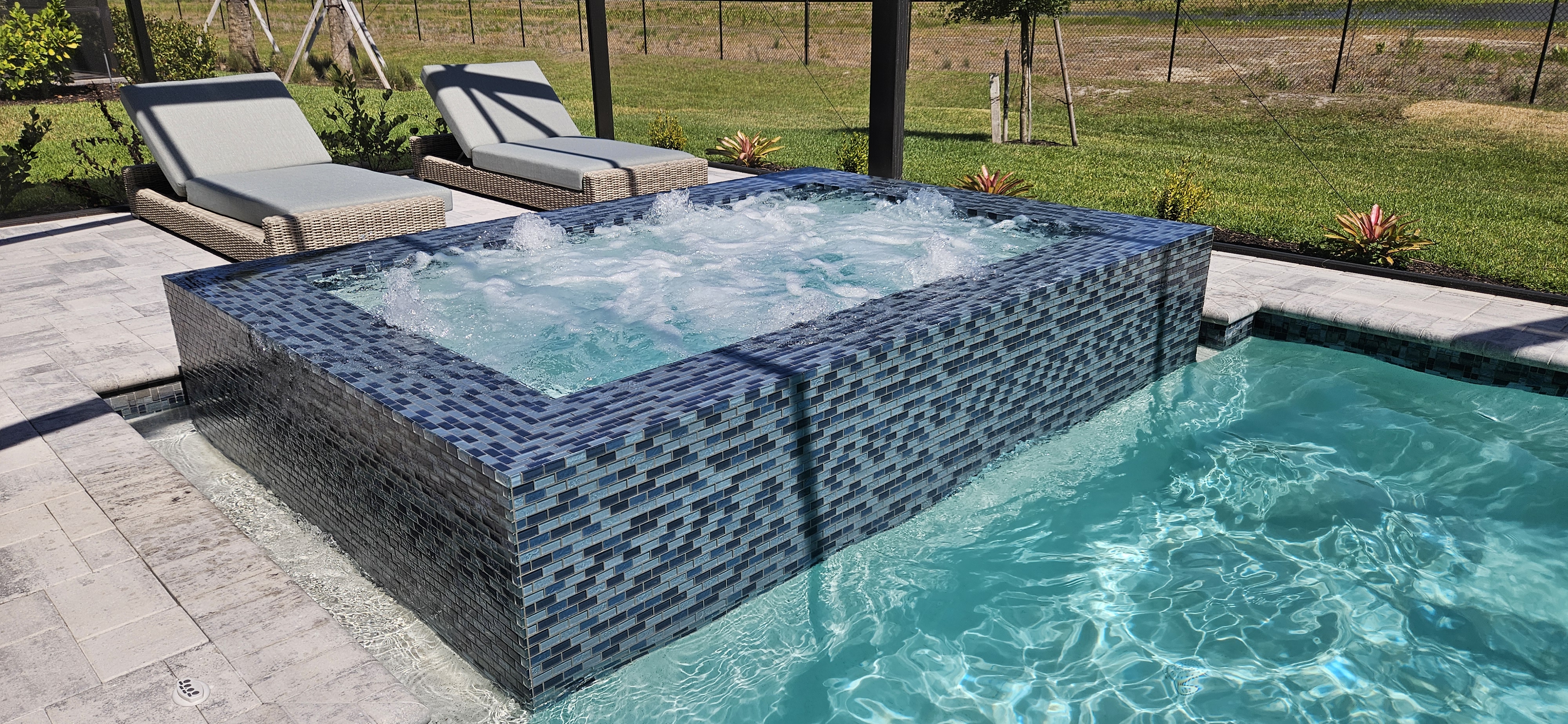Saltwater pool with premium Pentair equipment by Design Concepts