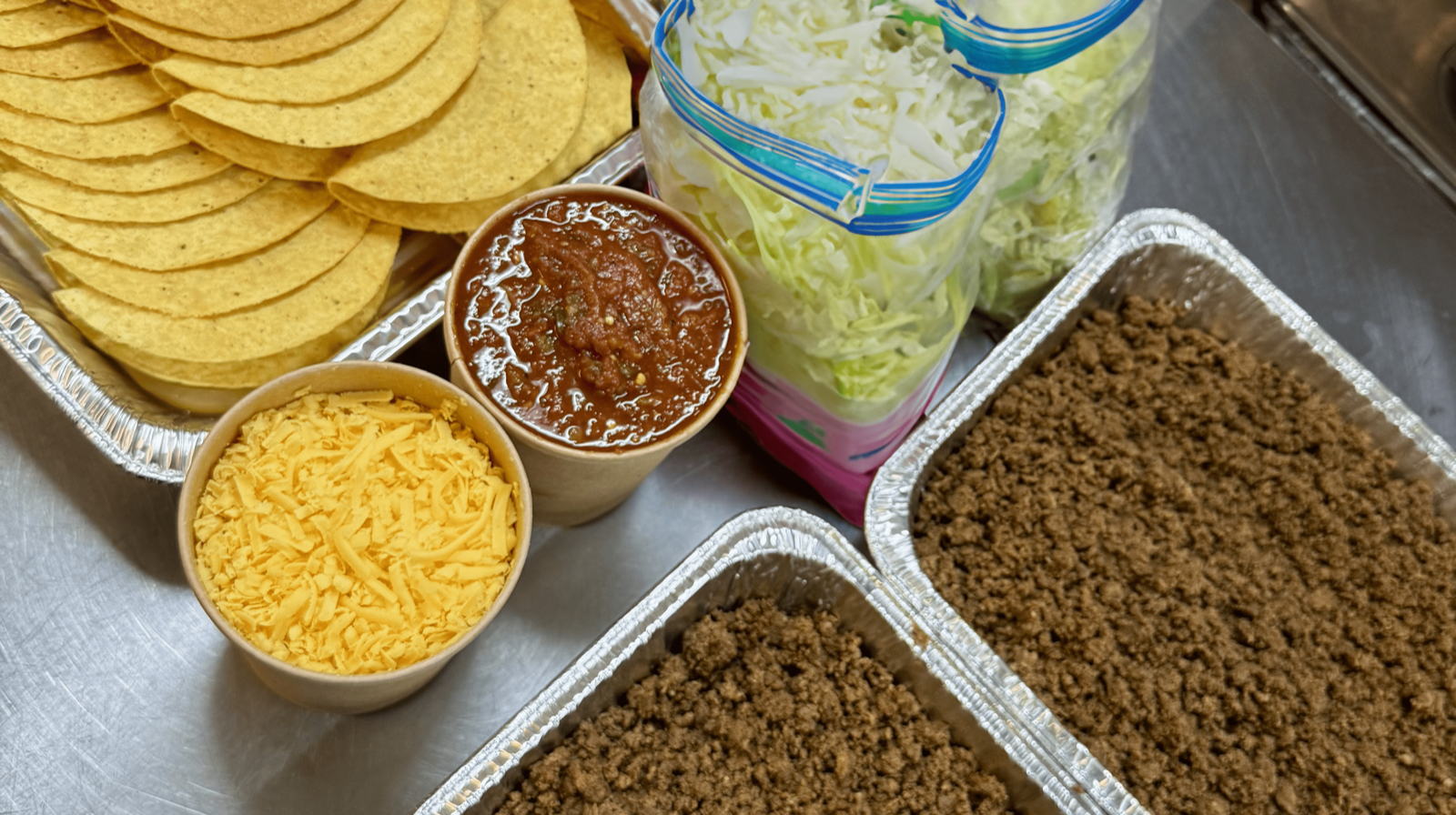 Build-your-own taco bar