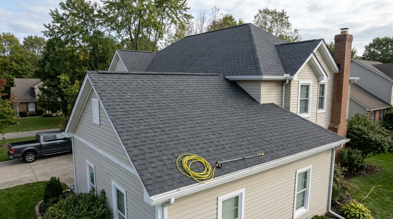 Roof Cleaning & Moss Removal in 
