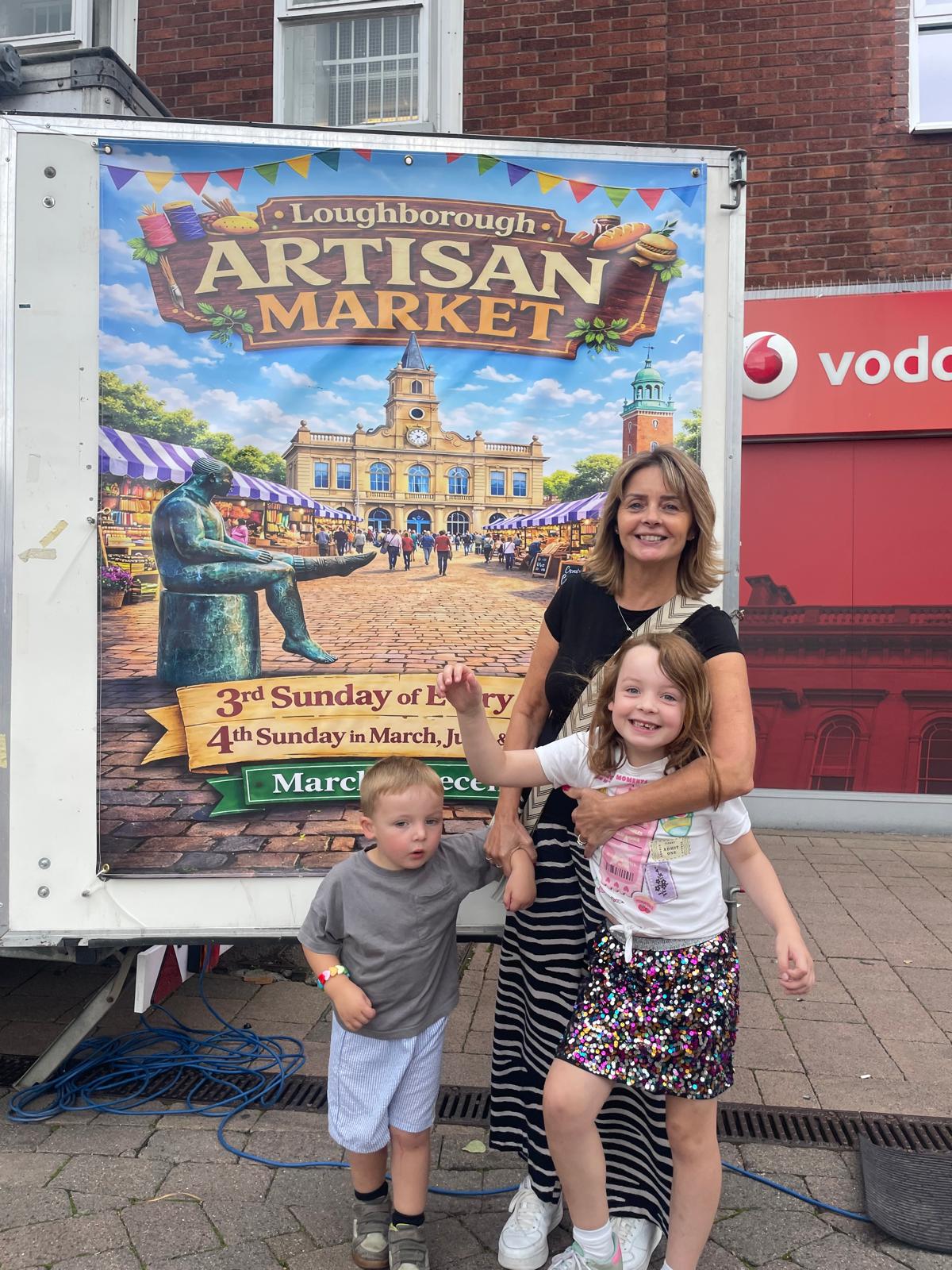 Diane from CBC Home Utilities Enjoying the Loughborough Twon Artisan Market Sept 2026