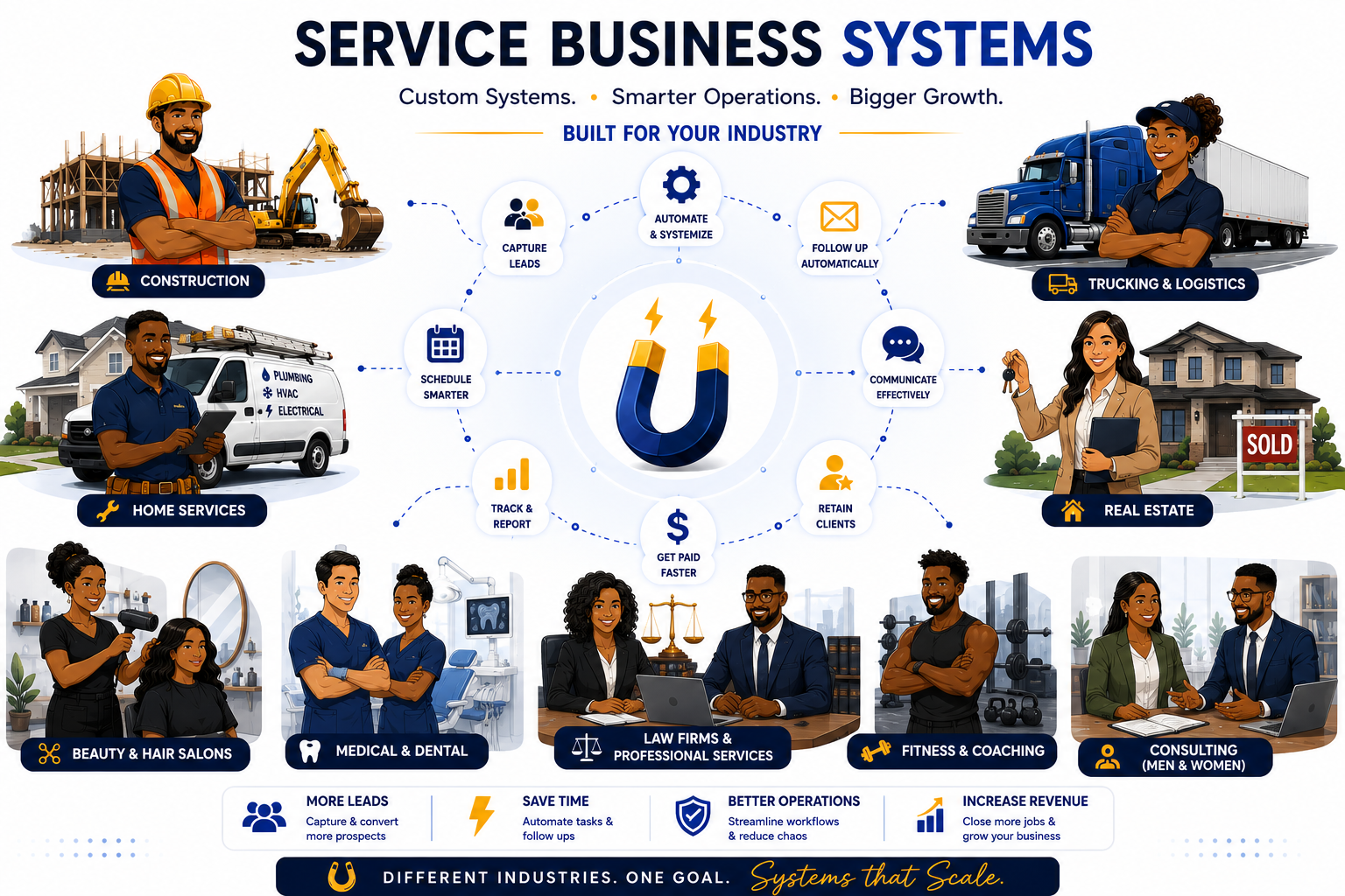 Service Business Systems Icon