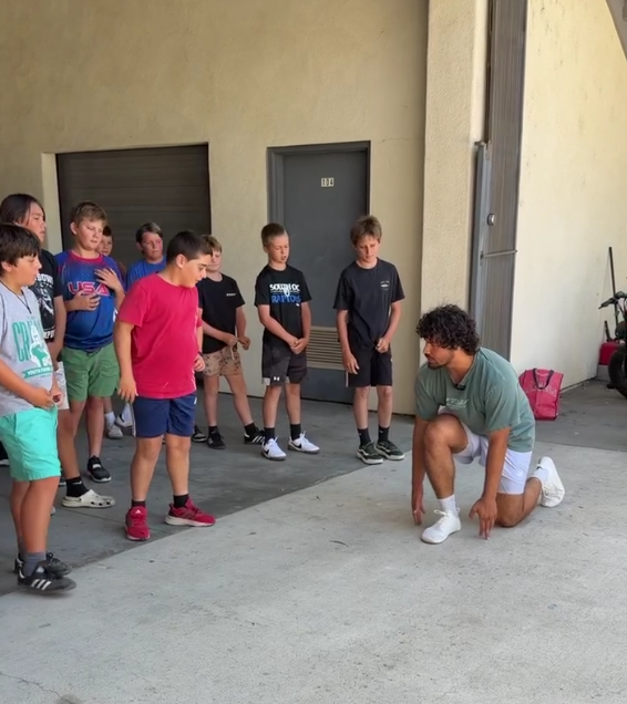 Athlete coaching session