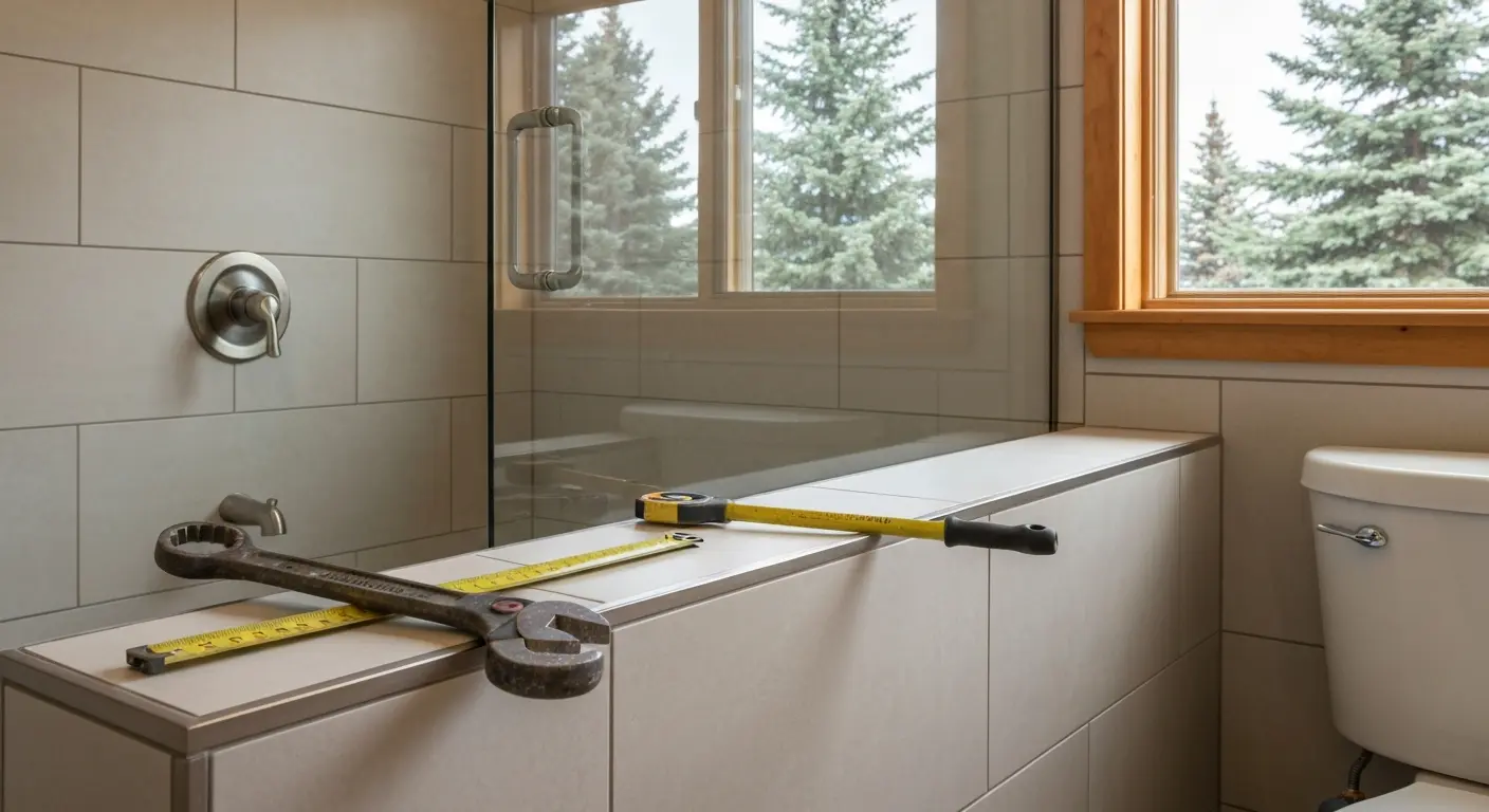 Shower and tub installation