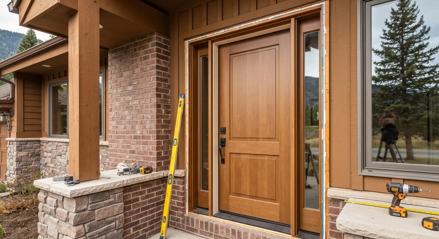 Exterior door installation