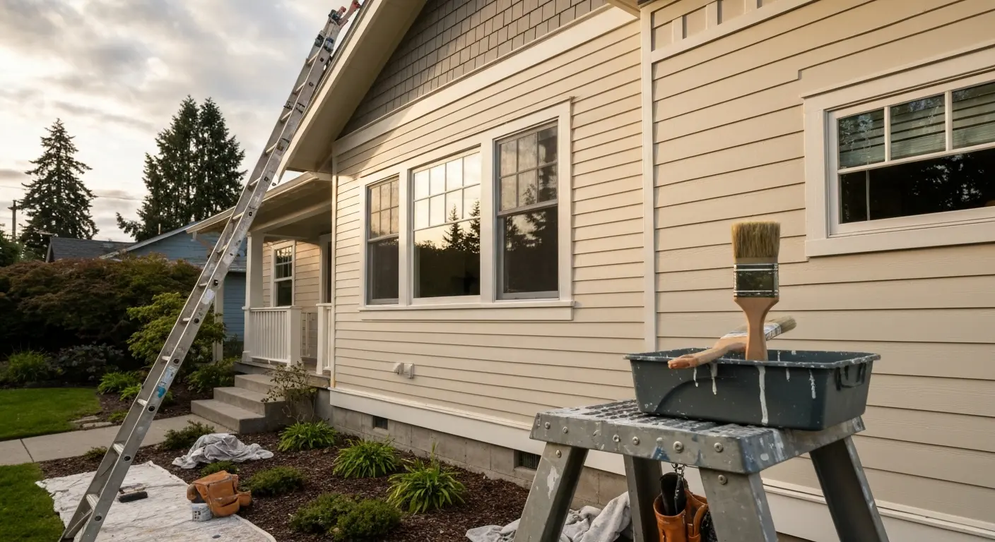 Exterior painting project