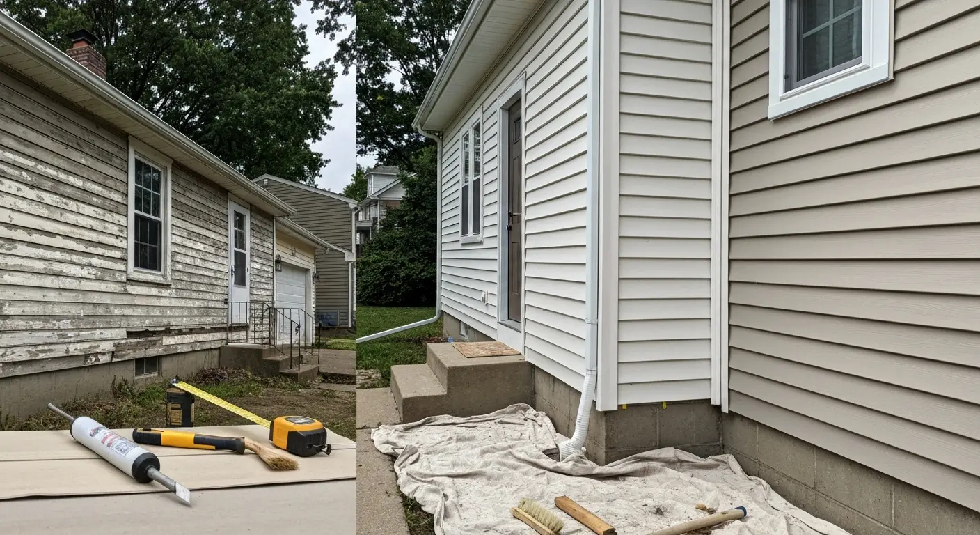 Full siding replacement