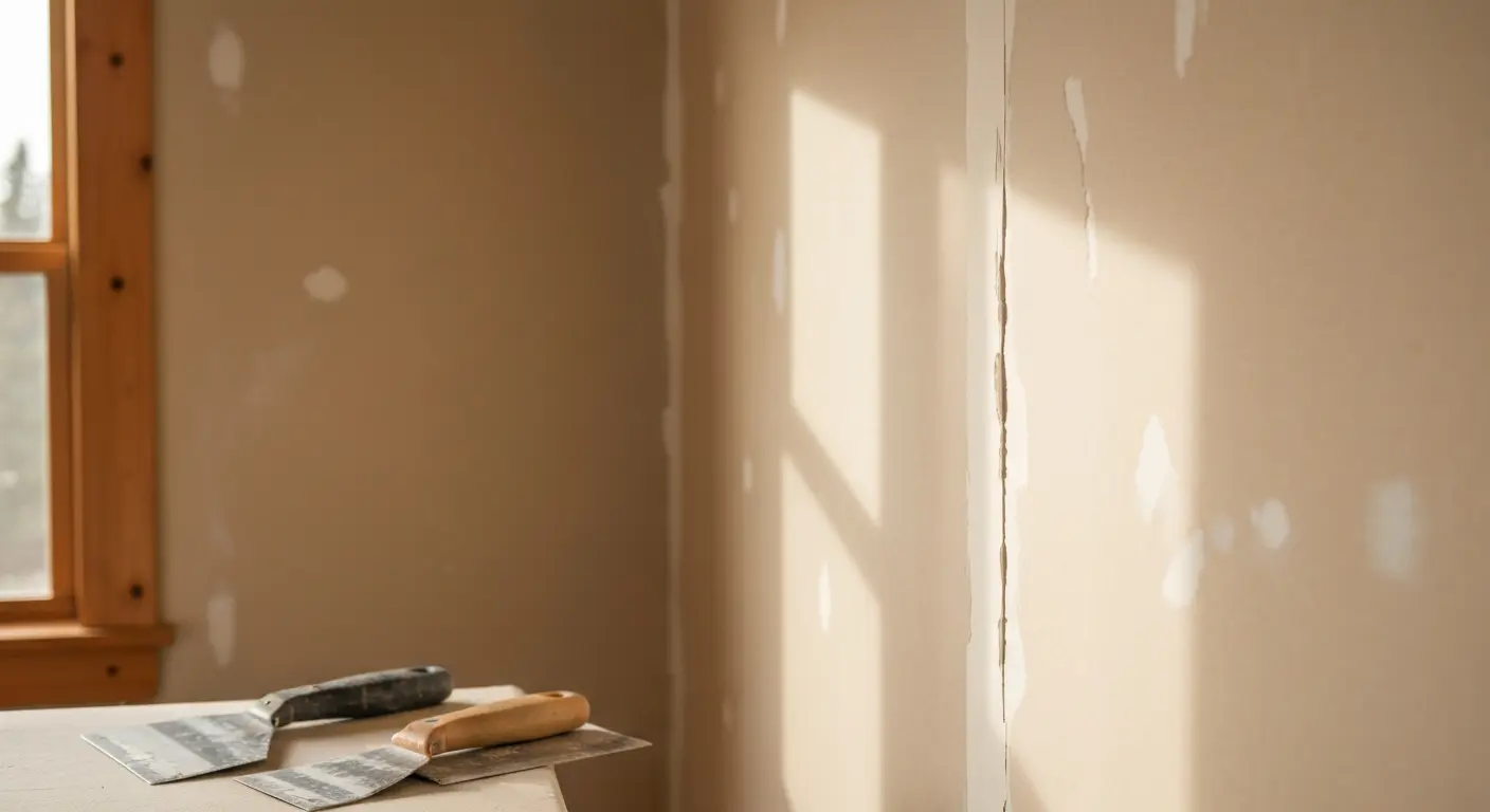 Drywall crack repair and taping