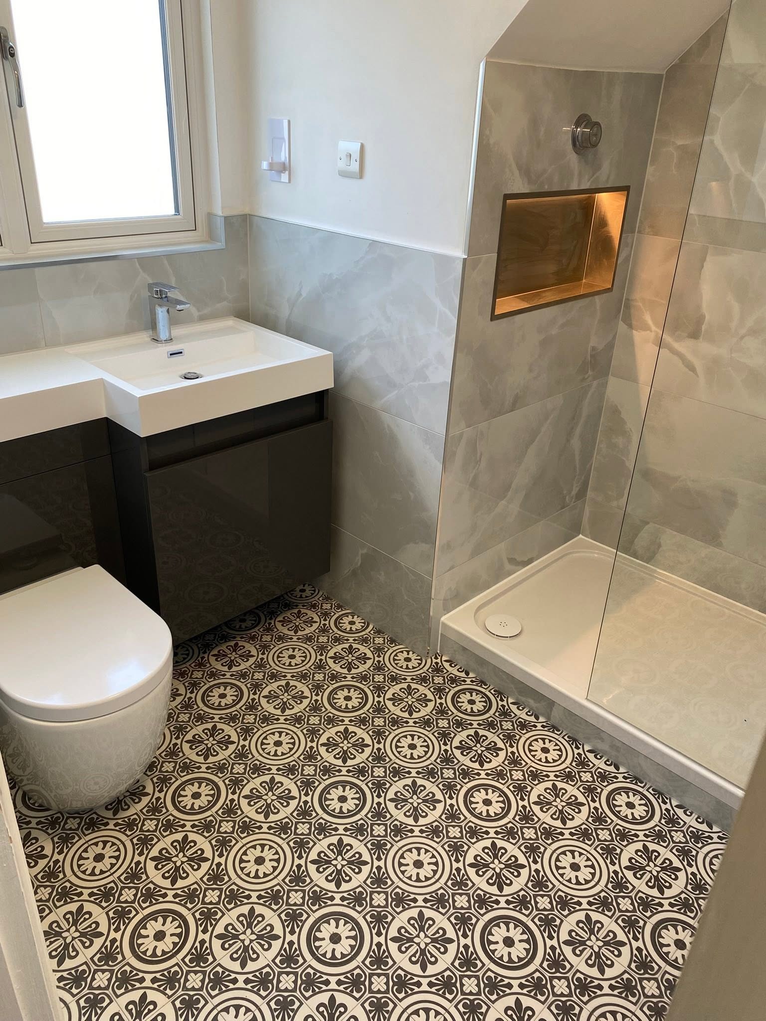 The same bathroom after the refit
