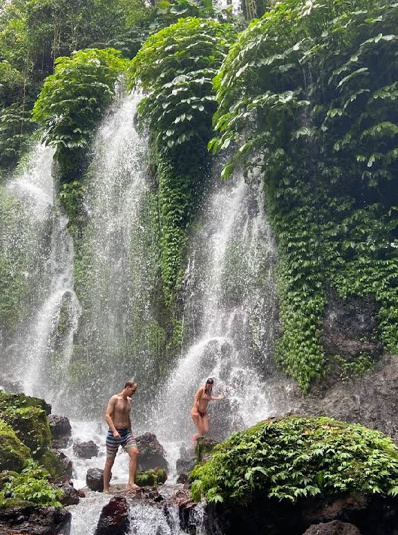 Secret hidden waterfalls Bali private tour