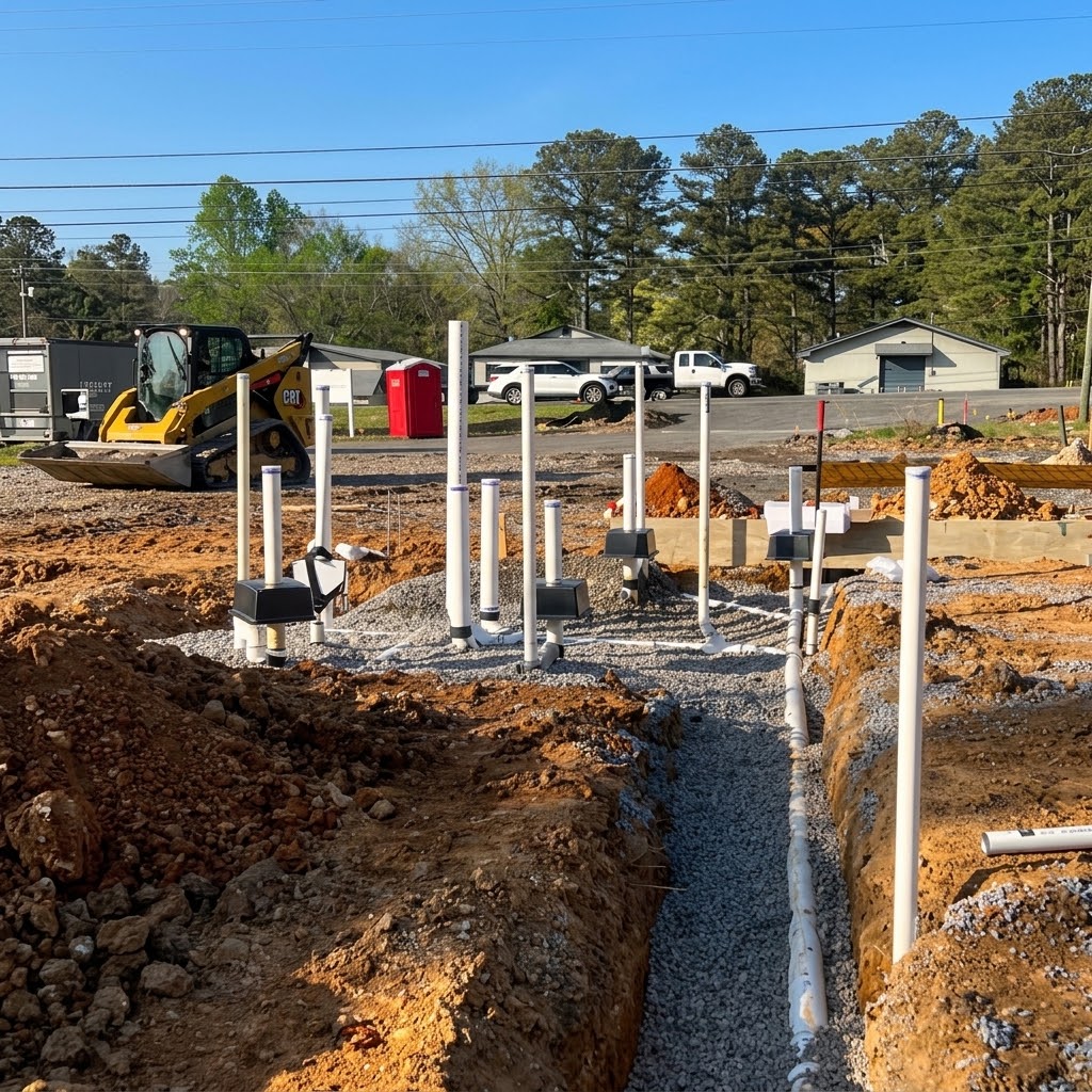 Professional sewer line inspection and repair plumbing service