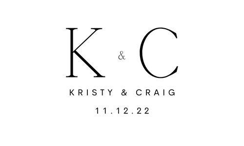 sample photo booth monogram