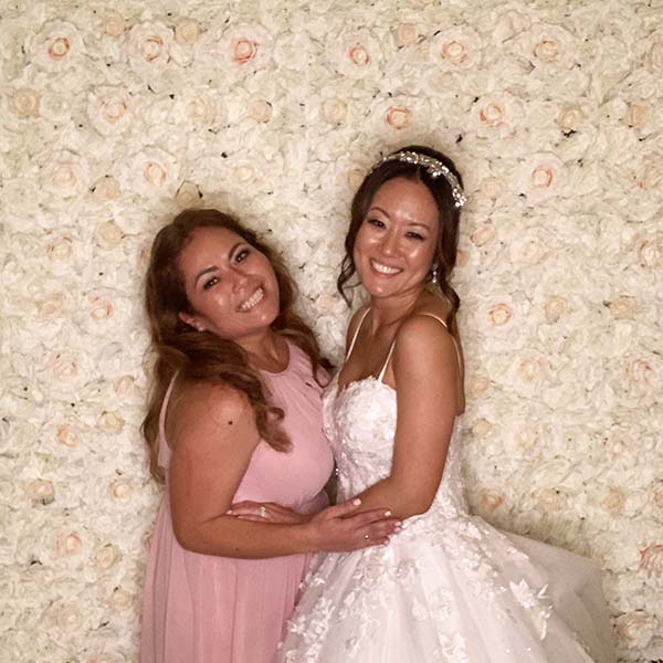 flower wall photo booth nj