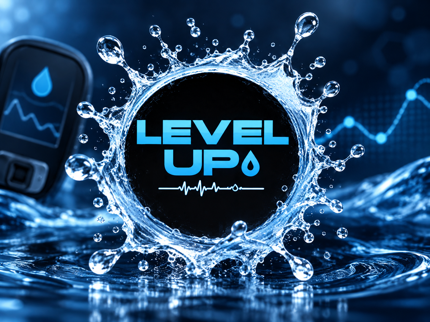 Level Up Diabetes social media account