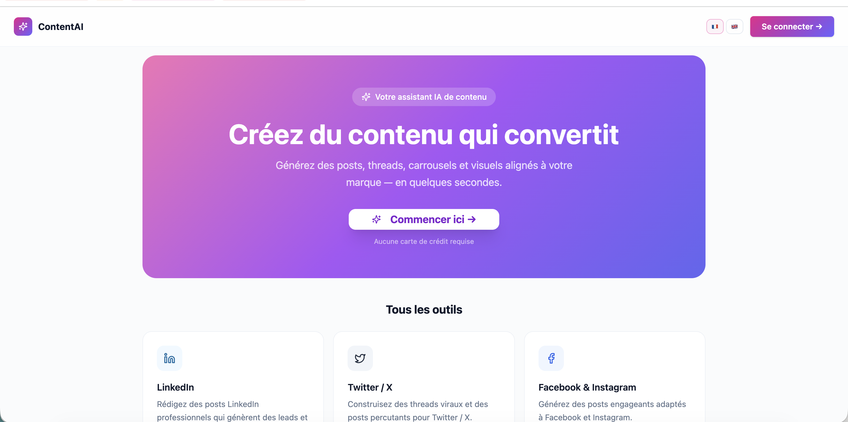 Content AI - version française