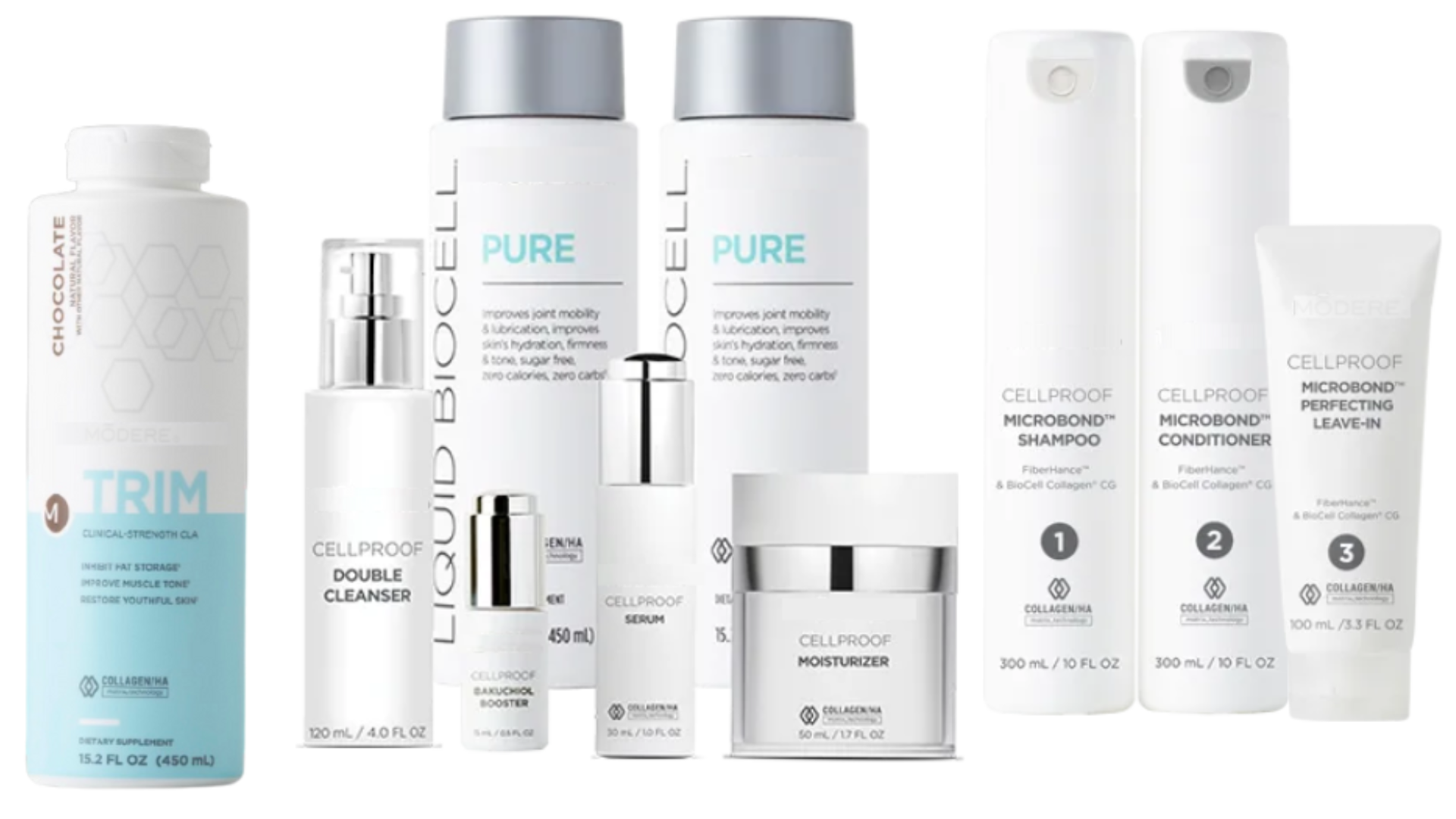 MÖDERE CELLPROOF SHAMPOO 500ml & 300ml Modere Cellproof Microbond Shampoo Conditioner Combo - 1