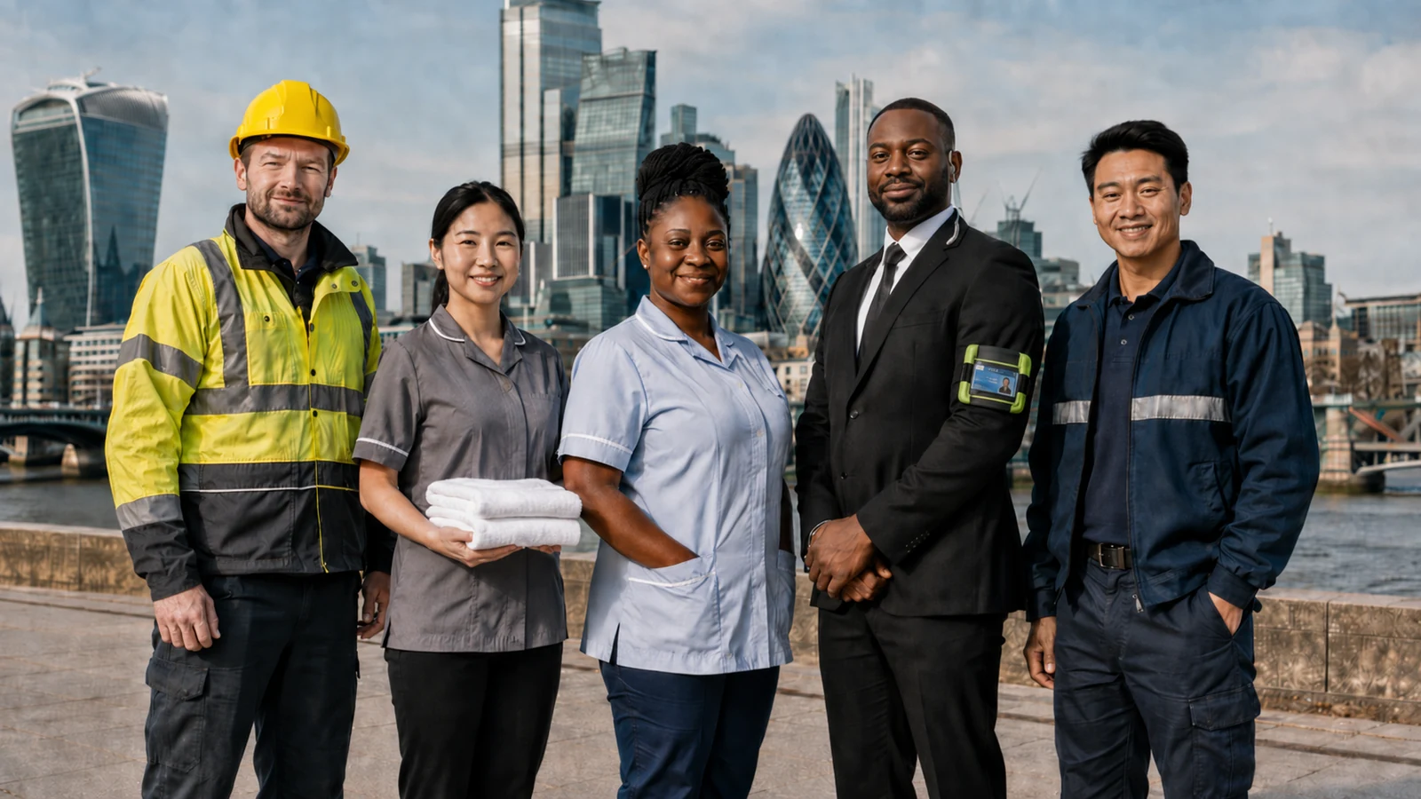 Construction, hospitality, social care, security and industrial staffing professionals in London
