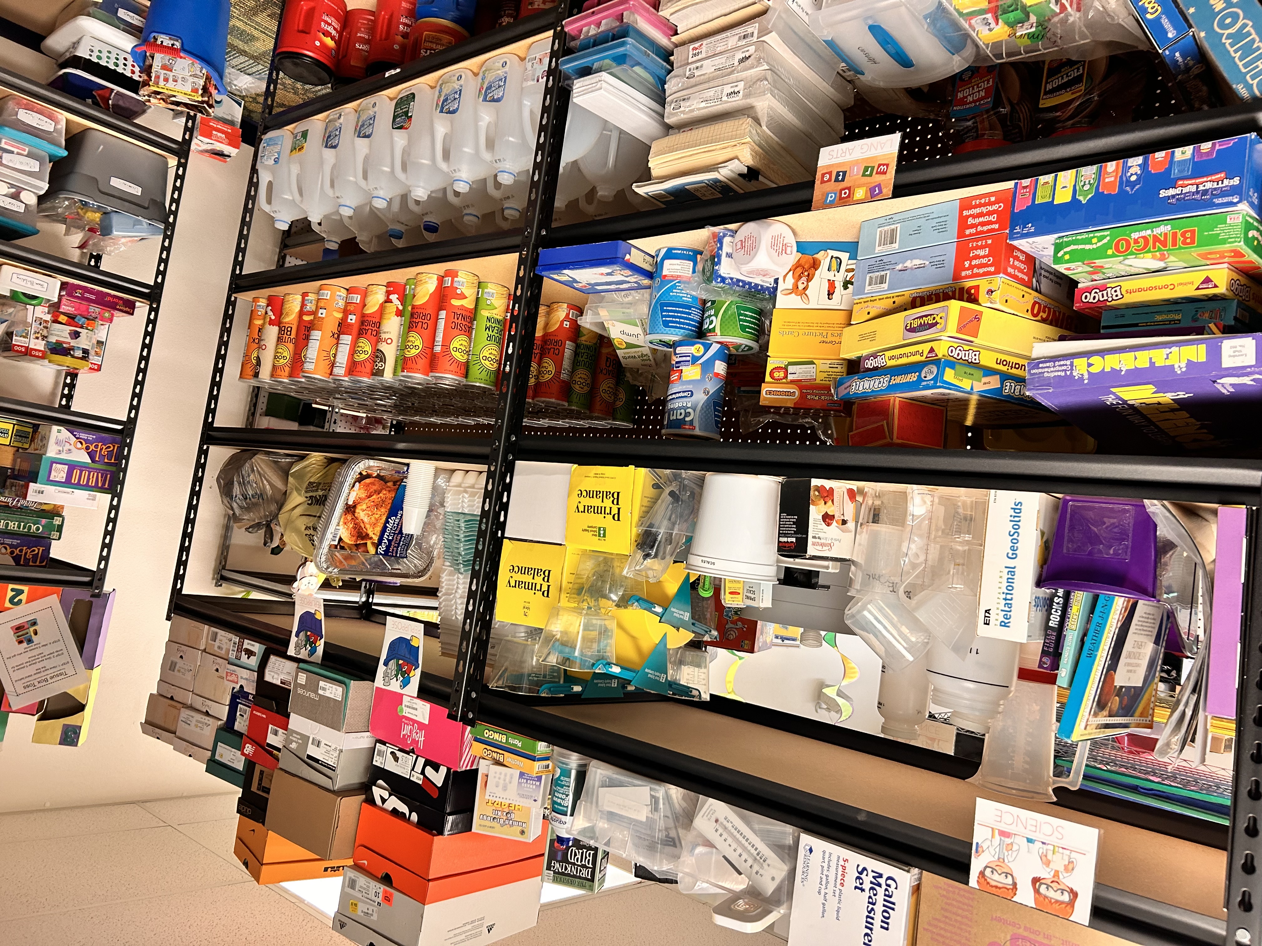 Classroom supply bins