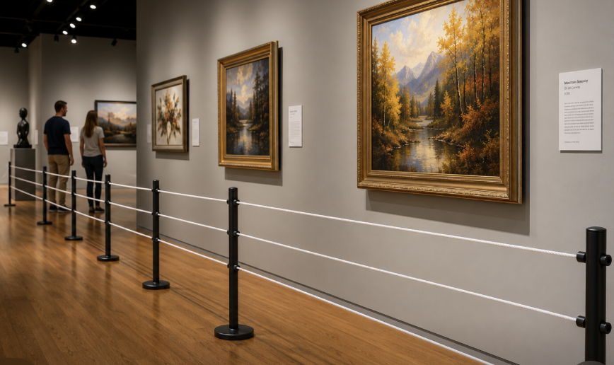 rope system protection for fine art rope system protection for fine art