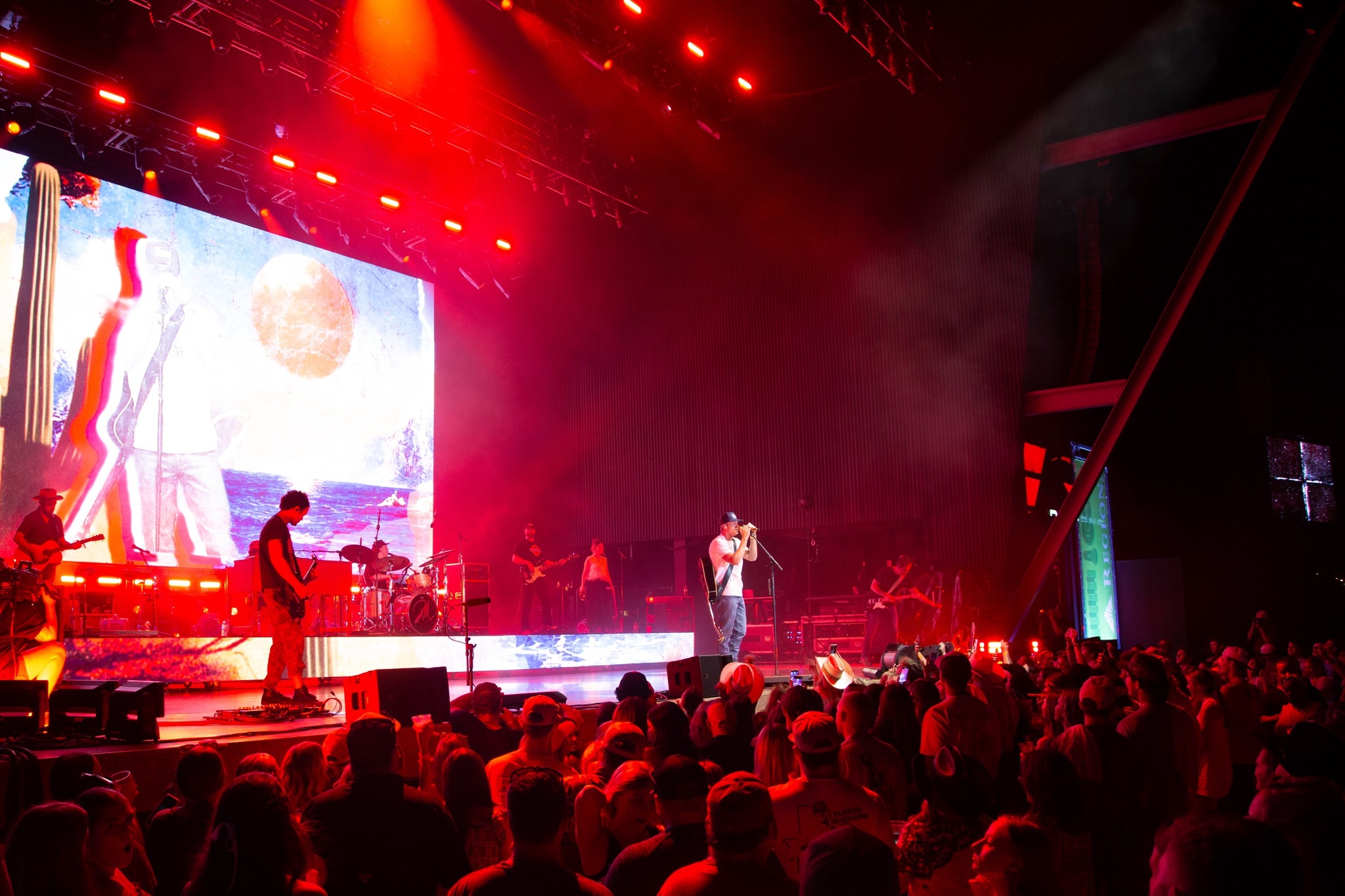 Live audio setup for concert production