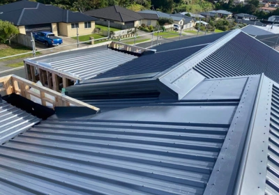 Newly Installed residential roof in taranaki