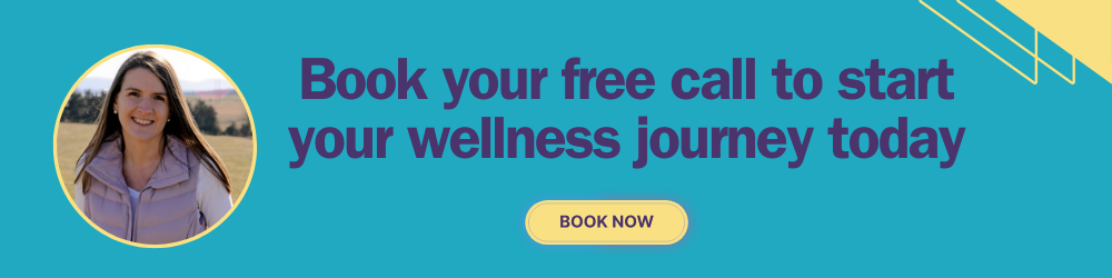 Mary Louise Rose women's wellness coach inviting you to book a free consultation call to start your personal wellness journey at Health Your Way