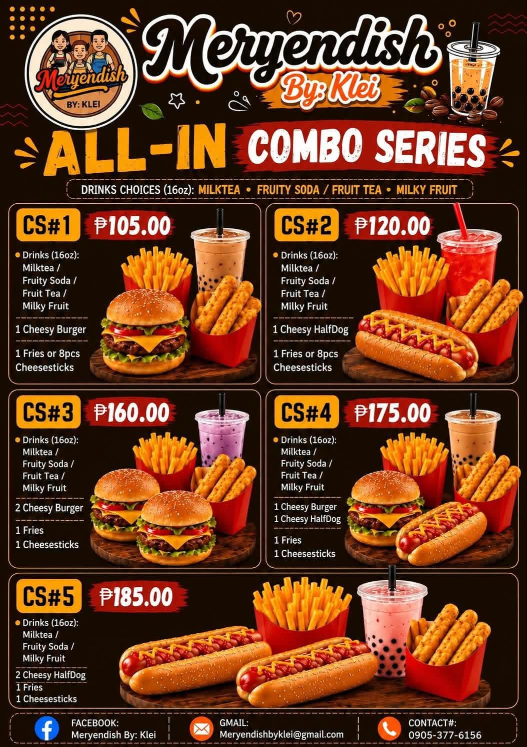 Meryendish by Klei menu and Filipino sweet treats