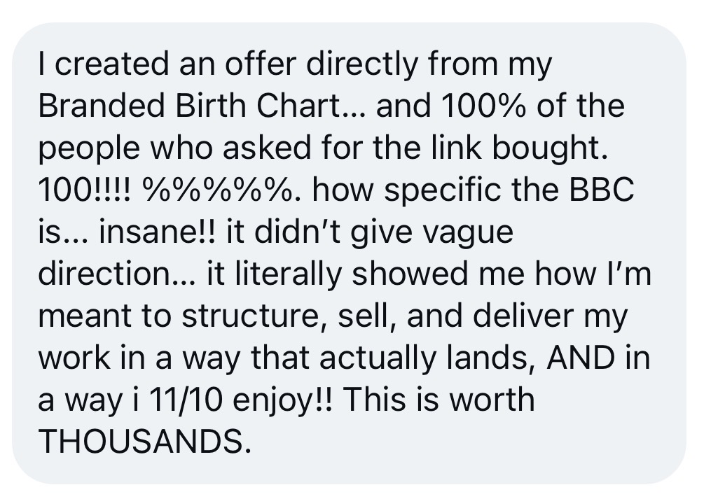 Client result: 100% of people who landed on the page converted