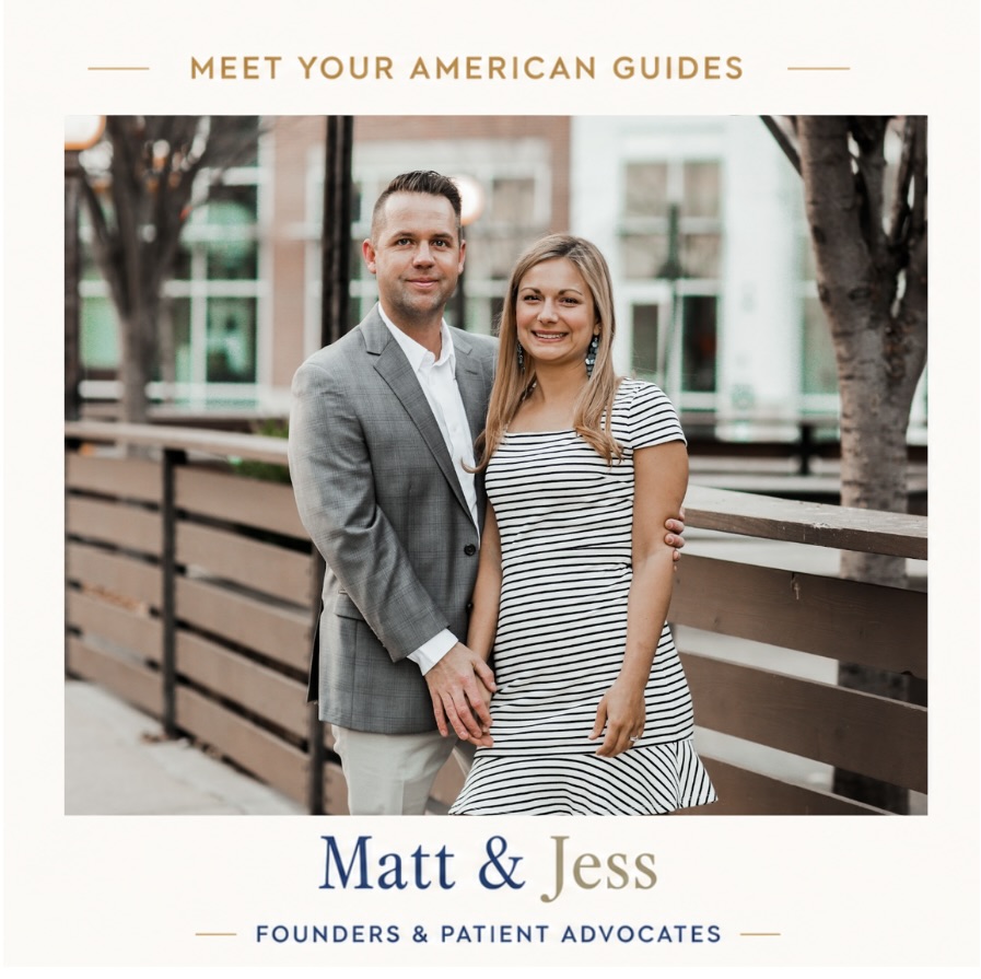 Matt and Jess, founders of American-Guided