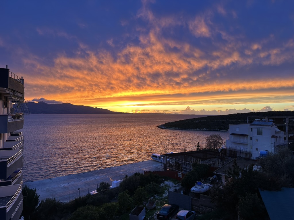 Albanian Mediterranean coastline and landscape