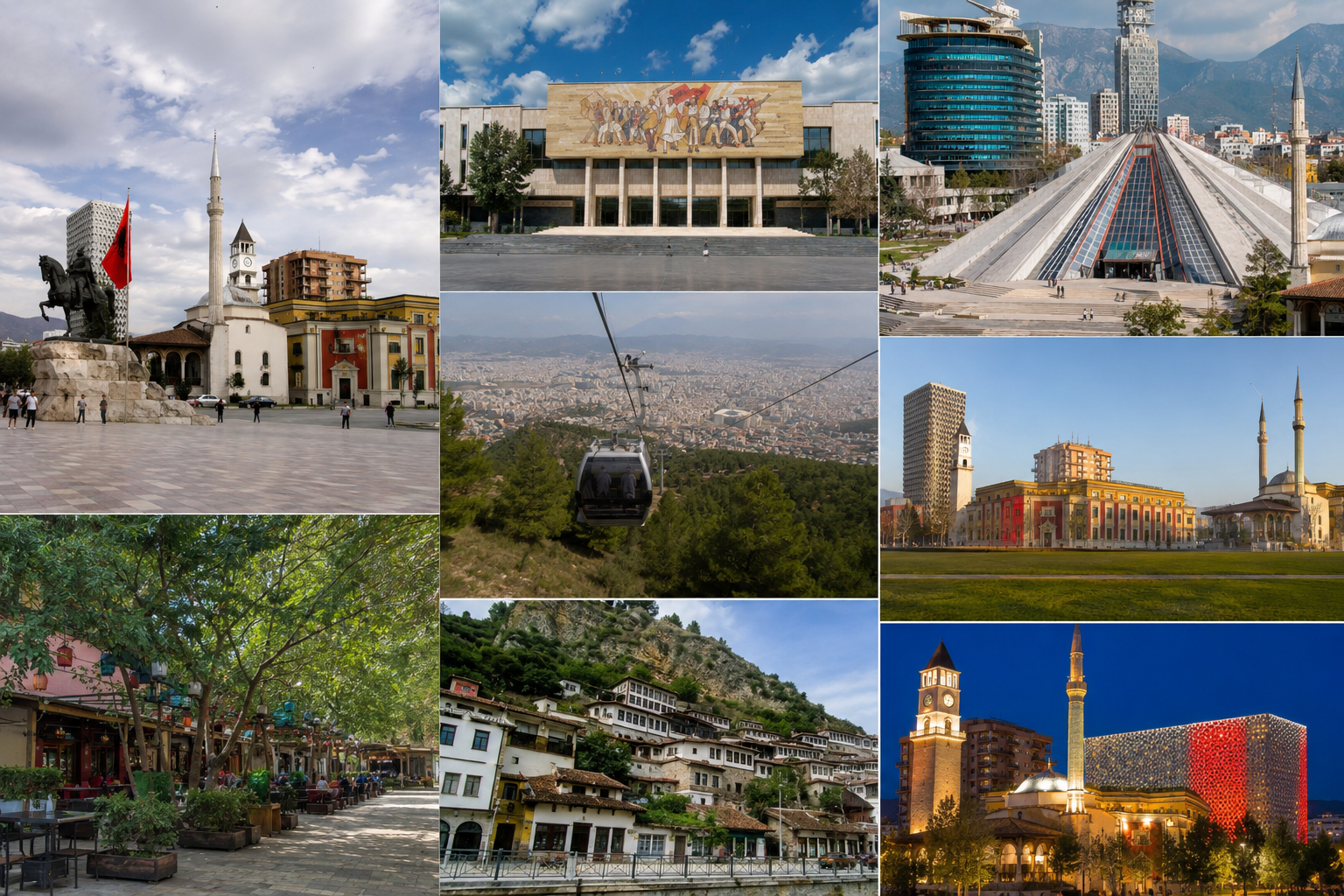 Tirana, Albania — street life, architecture, and atmosphere
