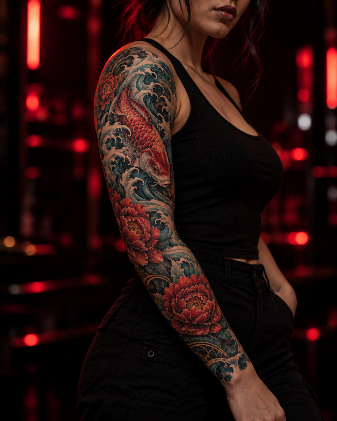 Large-scale tattoo by Miguel Tattoo Art