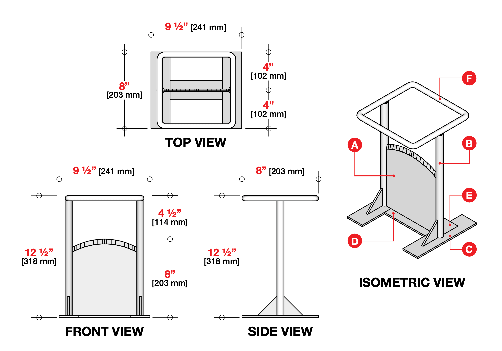 Log Splitter Stand blueprint