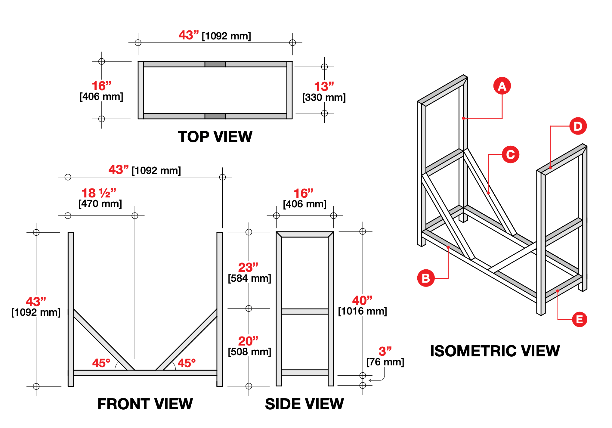 Firewood Rack blueprint