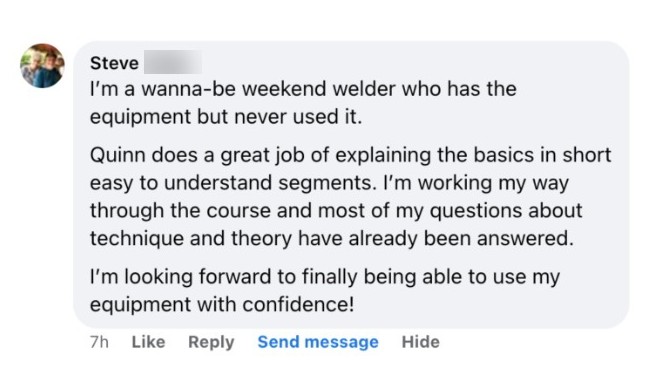 Student review – Steve