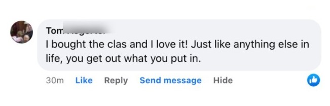 Student review – Tom