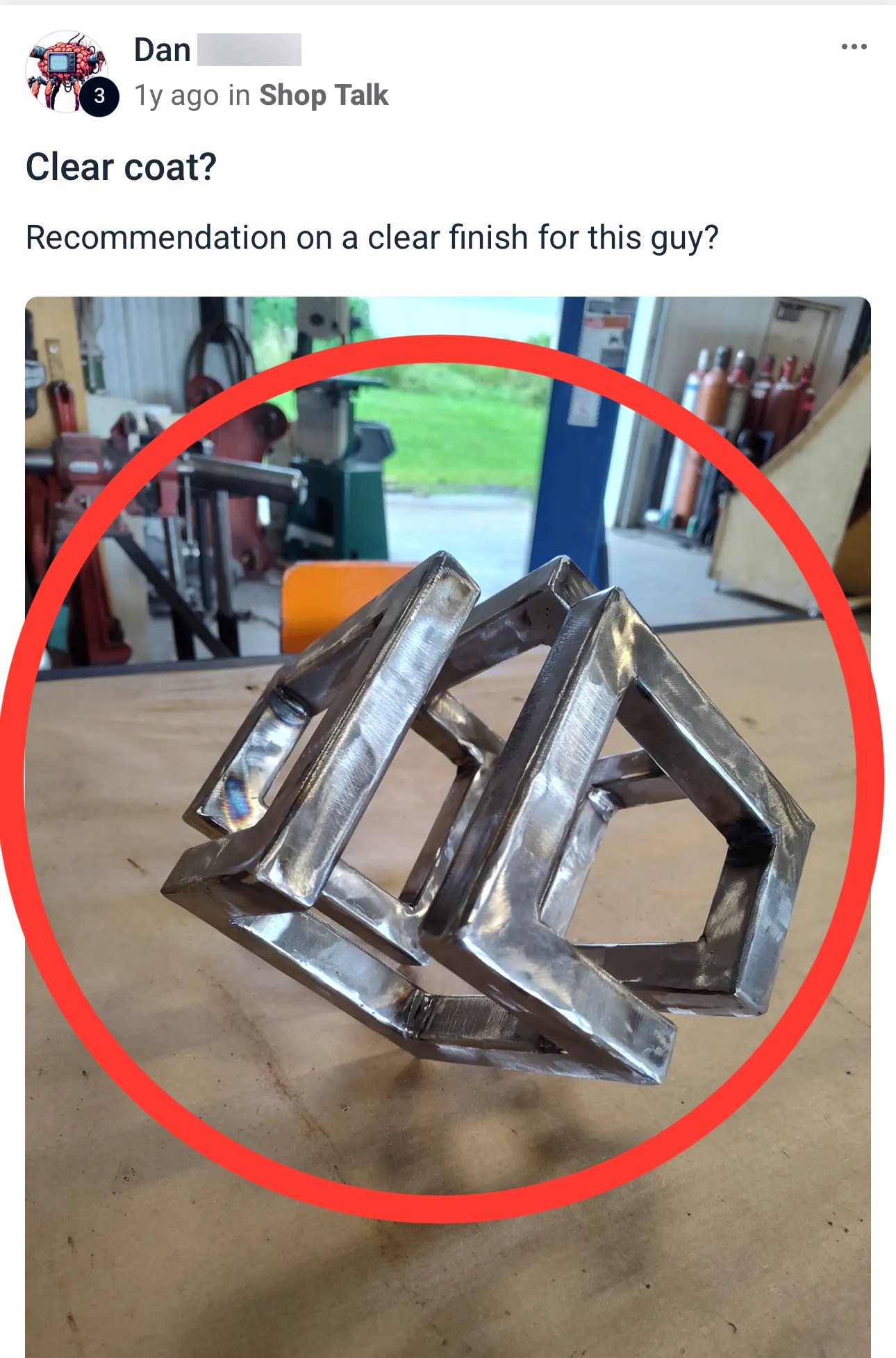 Student project – welding table