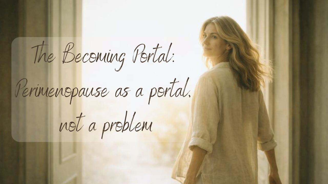The Becoming Portal: Perimenopause as a portal, not a problem