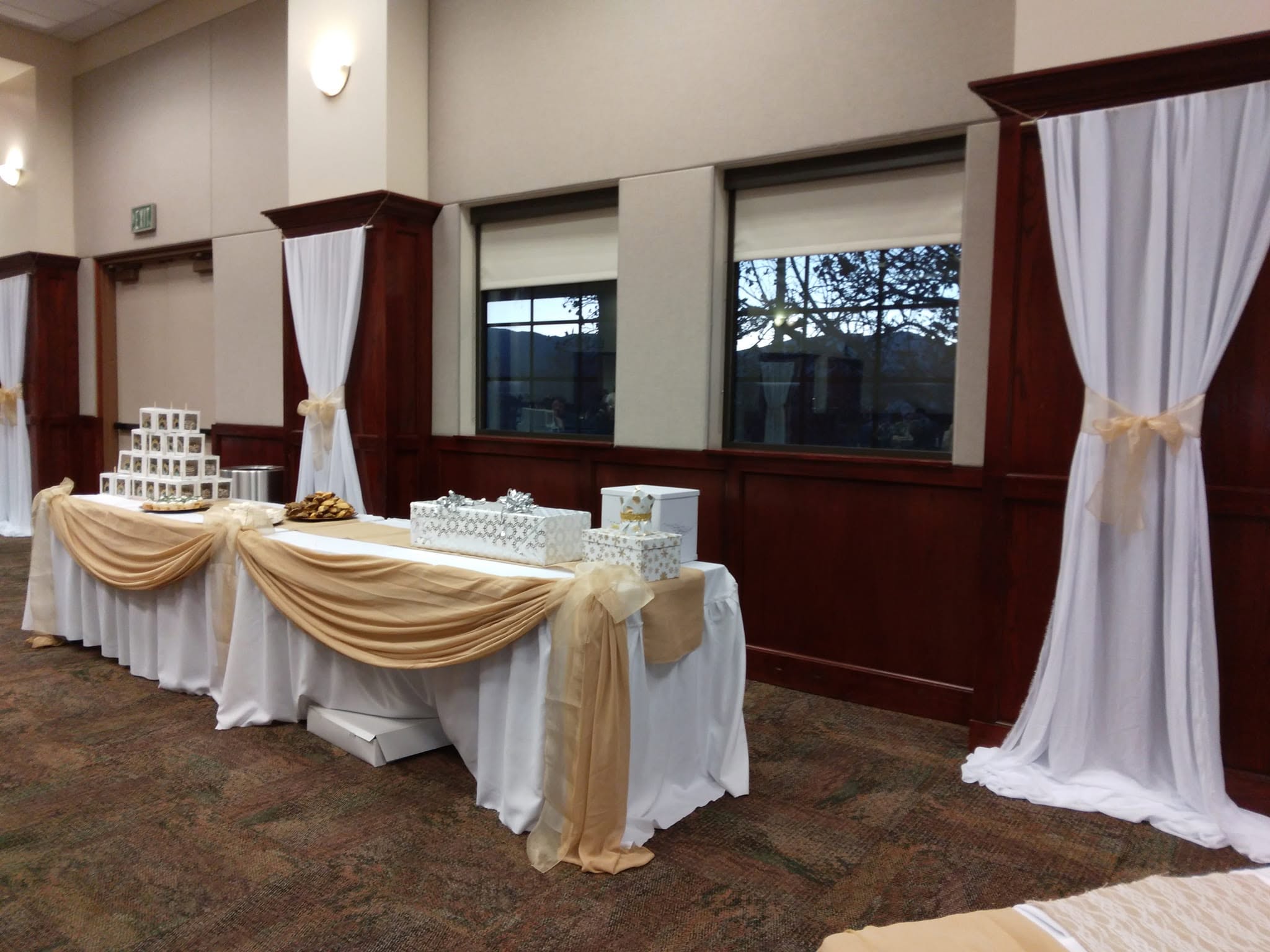 Elegant event setup