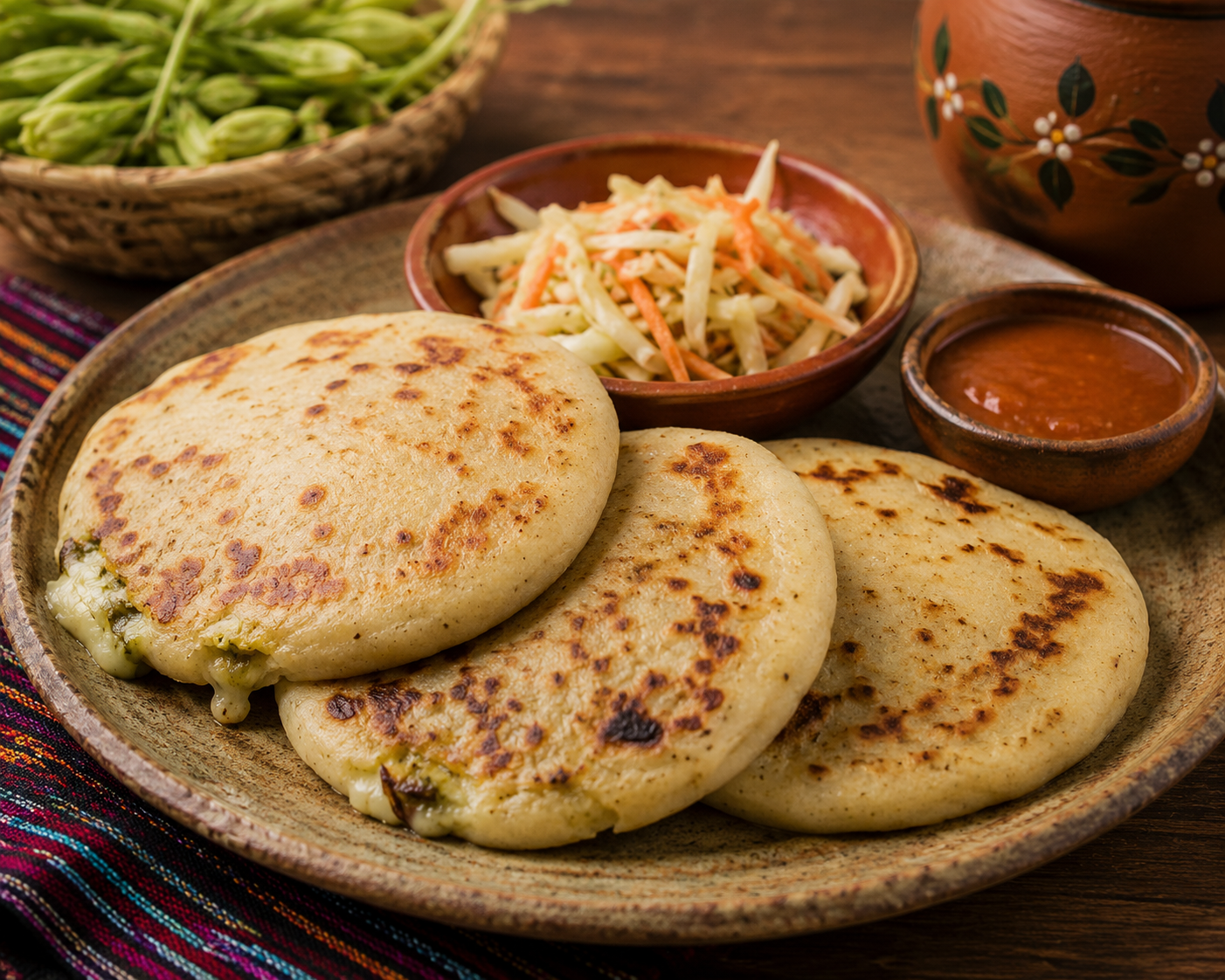 Pupusa de Loroco