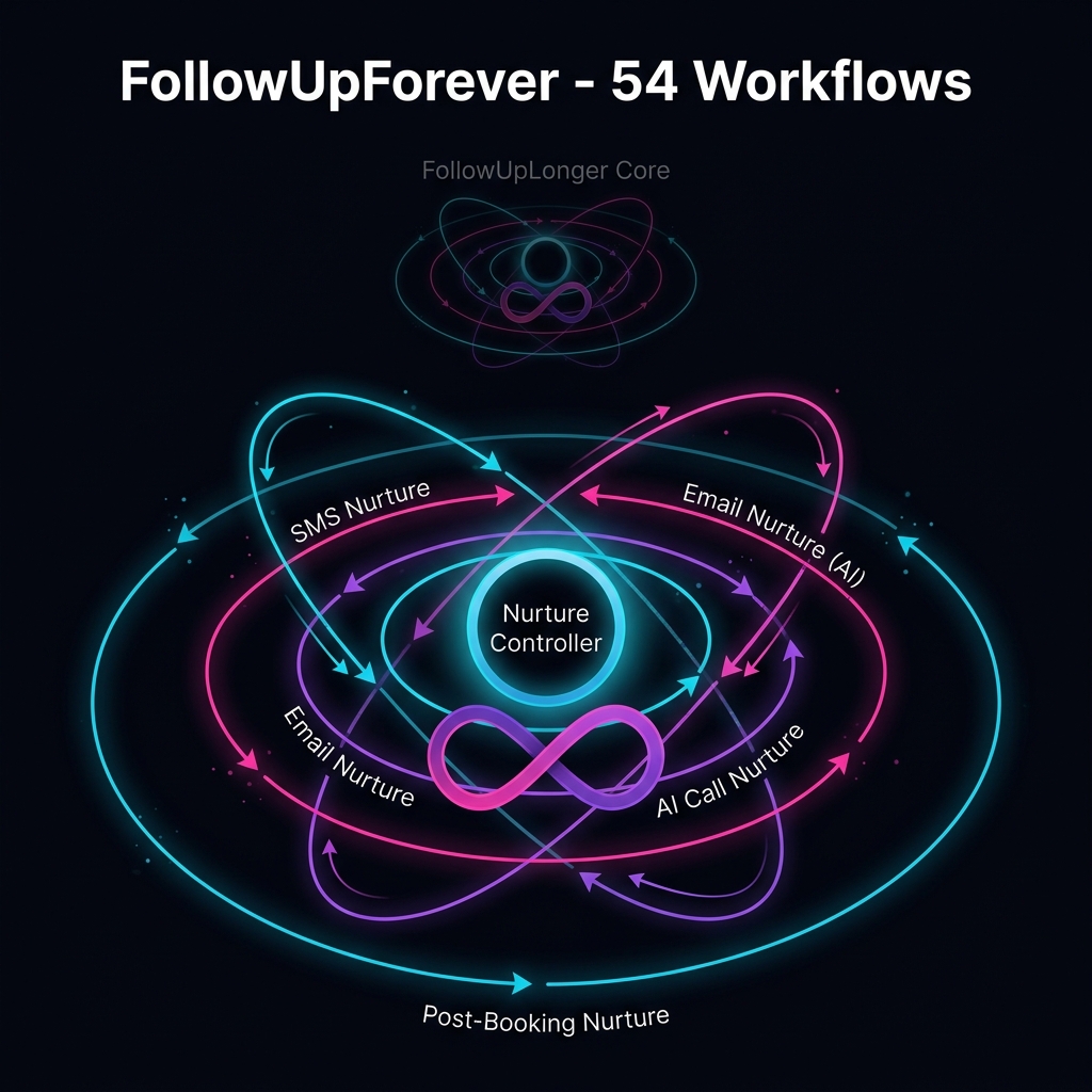 FollowUpForever workflow diagram