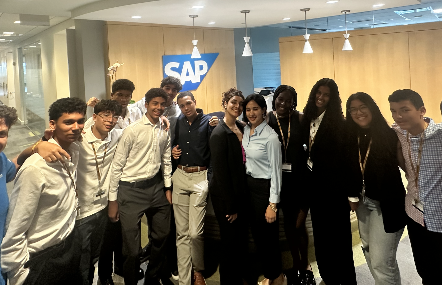 BIZNOVATOR campers on a corporate visit