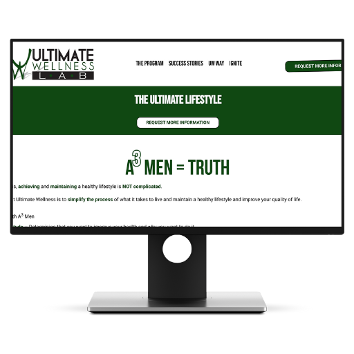 Ultimate Wellness website created by Level Up Business