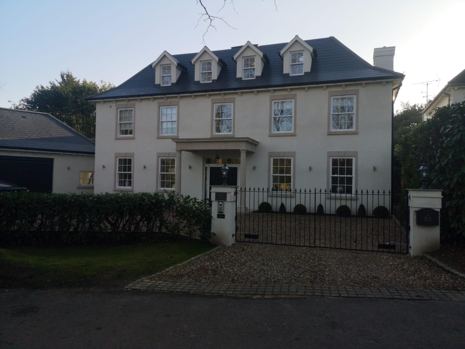 Gerrards Cross new build detached house at 36 Mulbaron Woodhill Avenue SL9 8DS